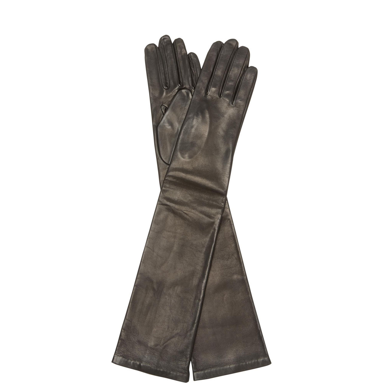 Montserrat Long Leather Gloves
