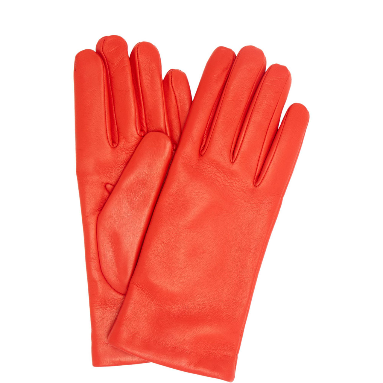 Emma Cashmere-Lined Leather Gloves