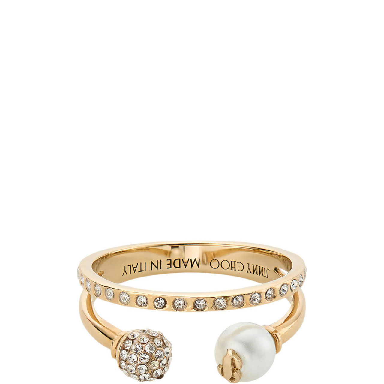 Logo Engraved Double Ring