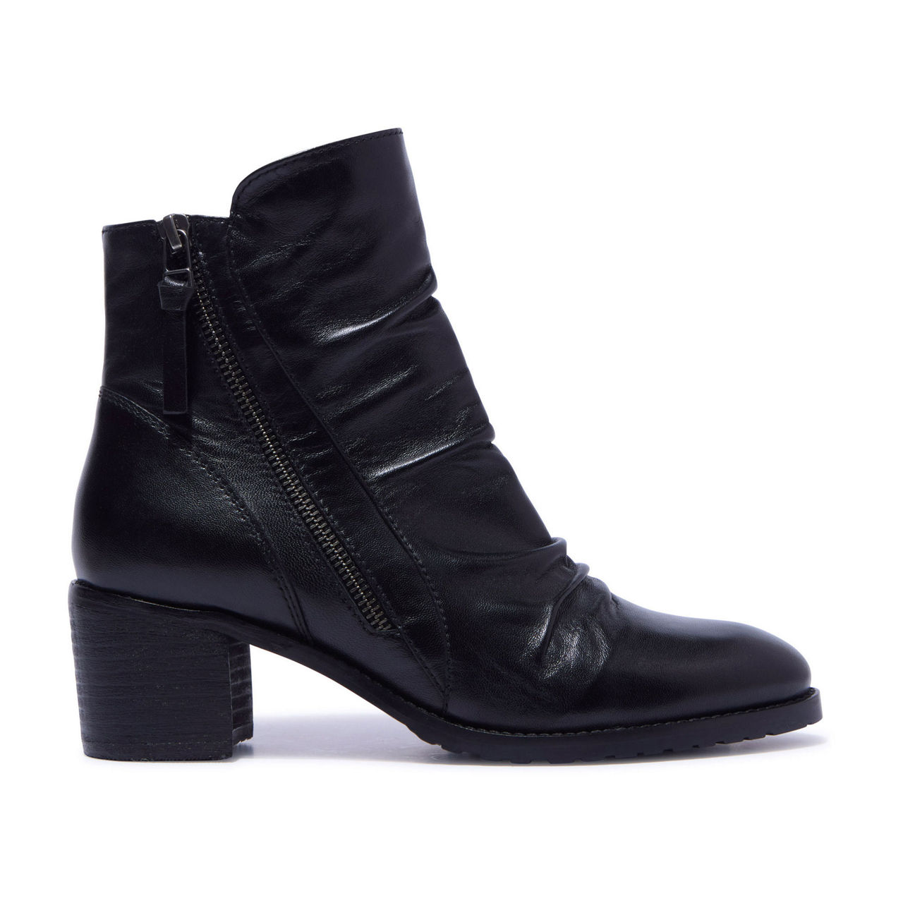 CARL SCARPA Trizeppe Leather Ankle Boots Black