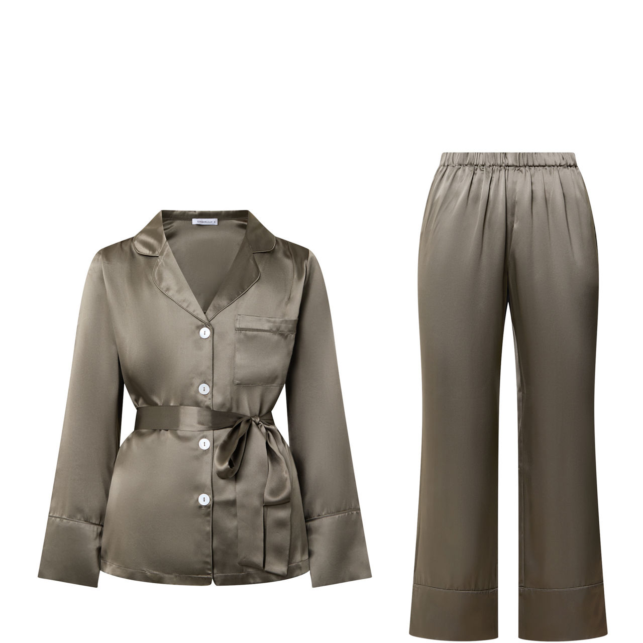 Emerald Silk Pyjama Set