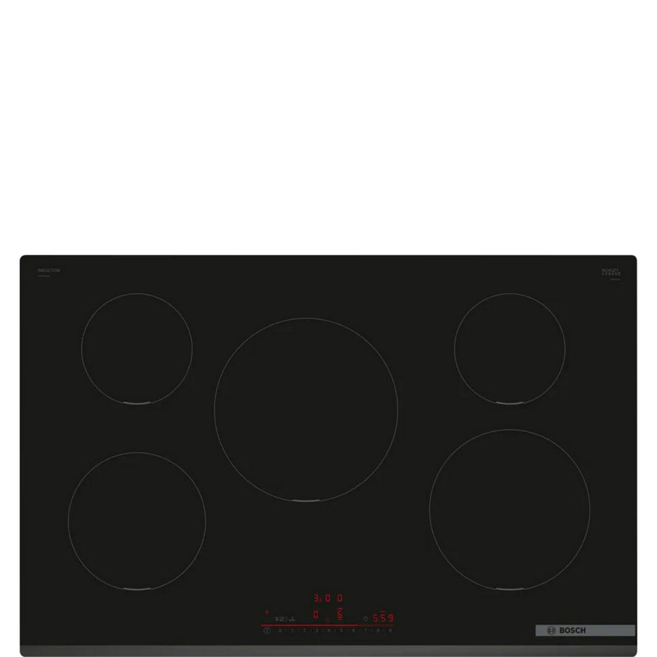 Series 6 Induction Hob 80cm Black
