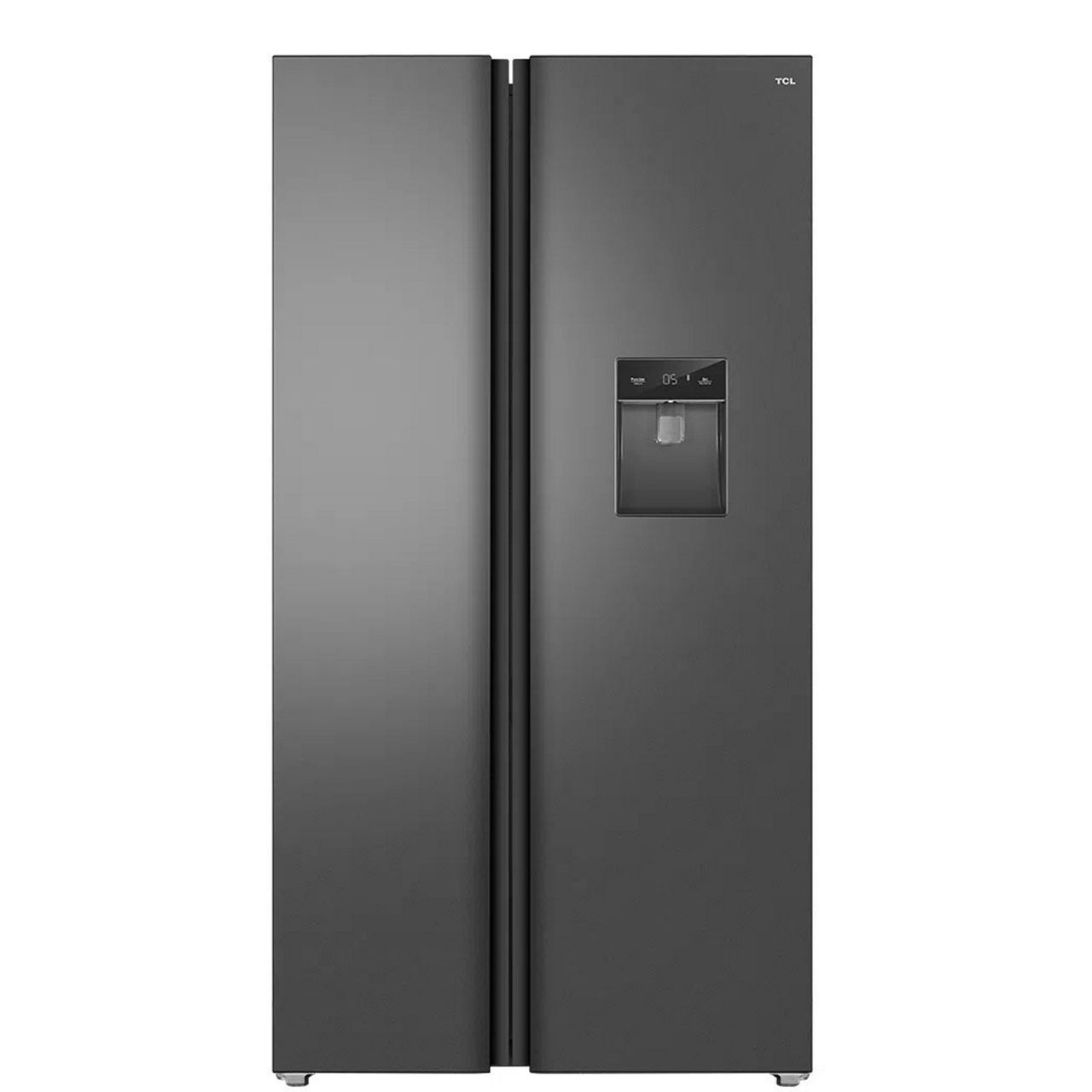 92cm 631L Side-by-Side Fridge Freezer Quartz Grey
