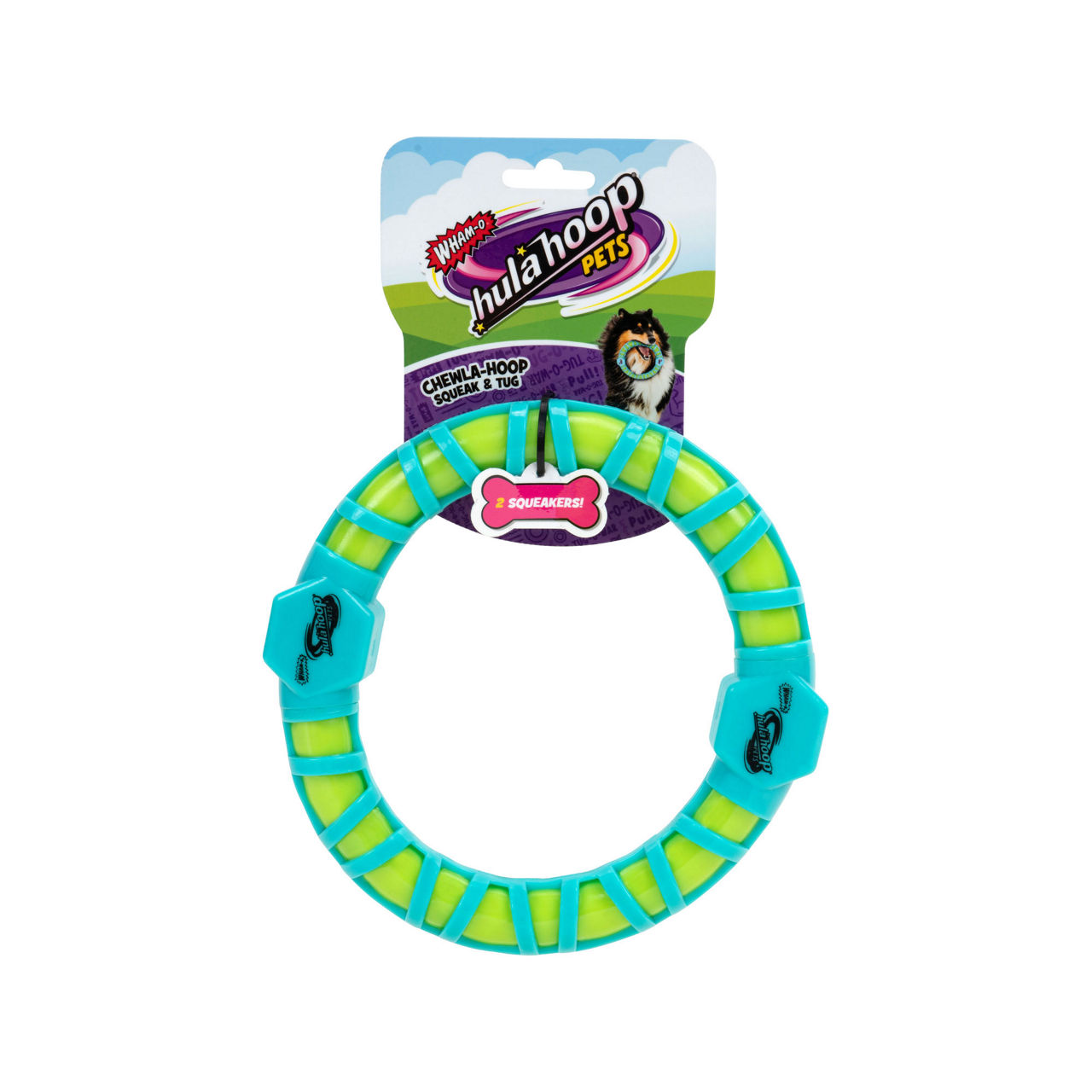 Chewla-Hoop Squeak and Tug Toy Chewla-Hoop Squeak and Tug Toy