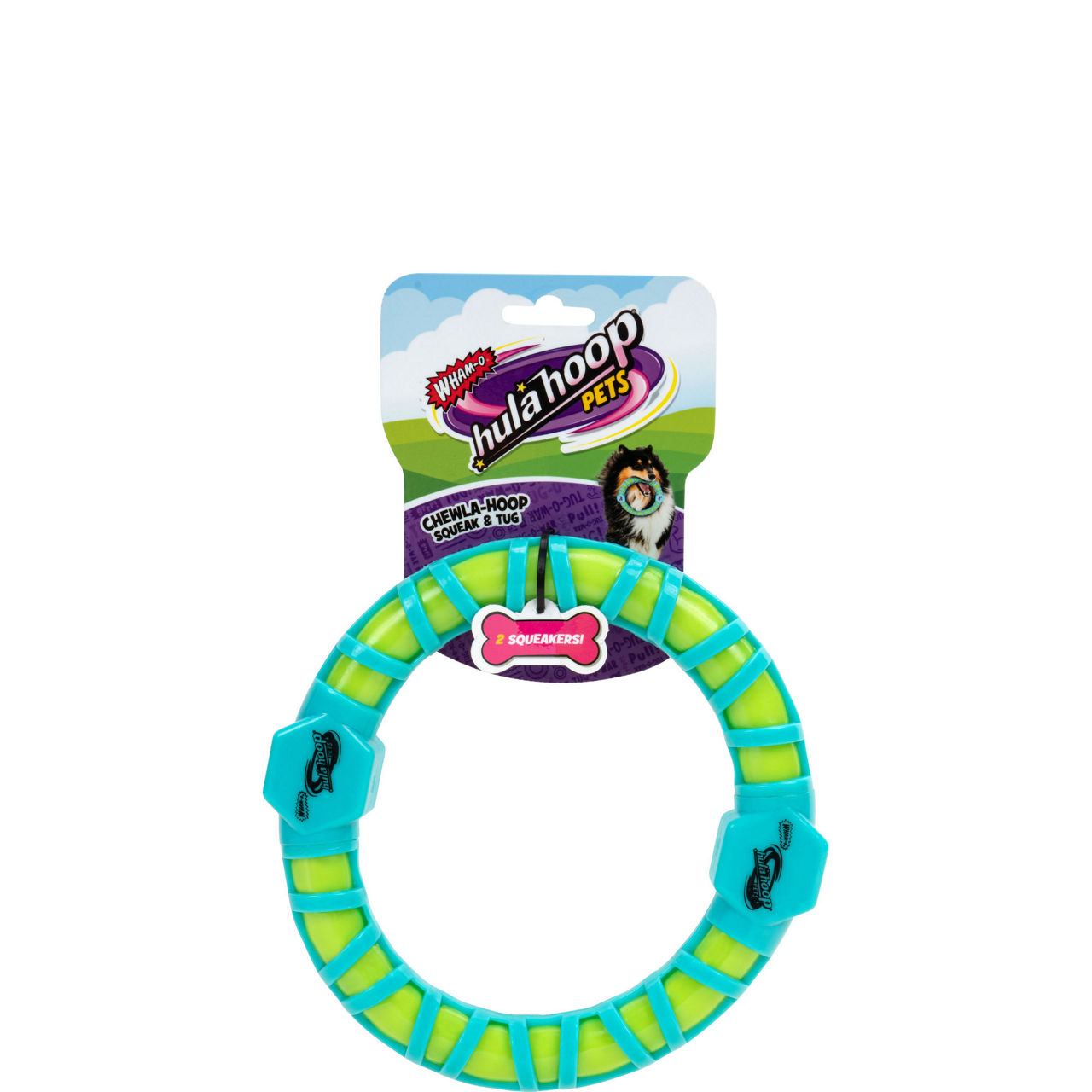 Chewla-Hoop Squeak and Tug Toy