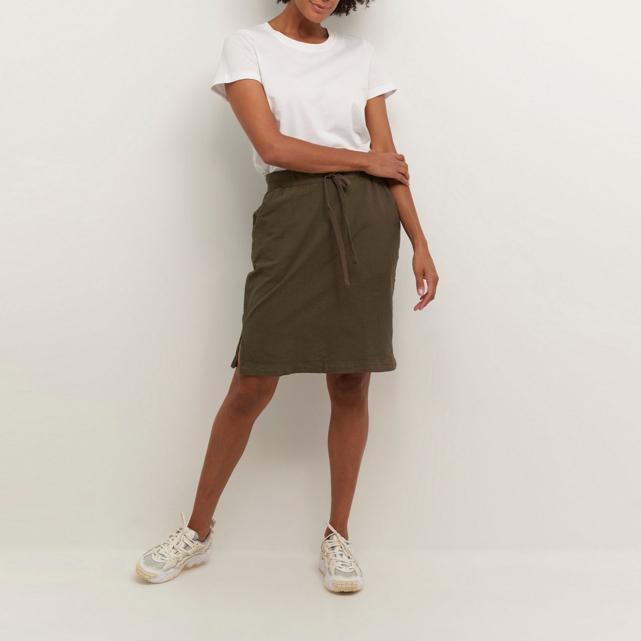 Naya Drawstring Pencil Skirt Naya Drawstring Pencil Skirt