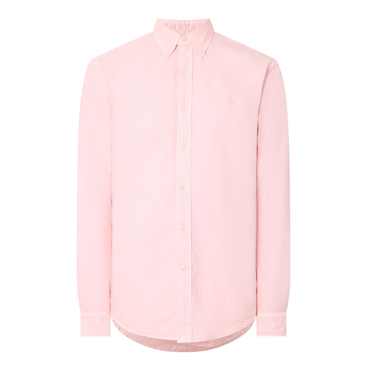 Polo Player Logo Mineral-Dyed Oxford Shirt Polo Player Logo Mineral-Dyed Oxford Shirt