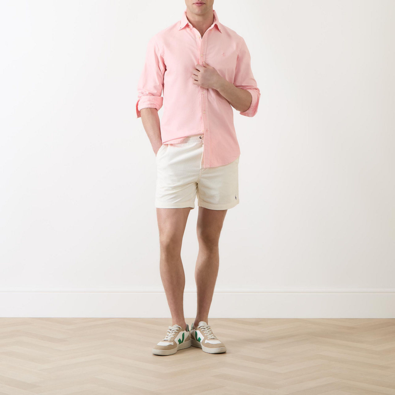 Polo Player Logo Mineral-Dyed Oxford Shirt Polo Player Logo Mineral-Dyed Oxford Shirt