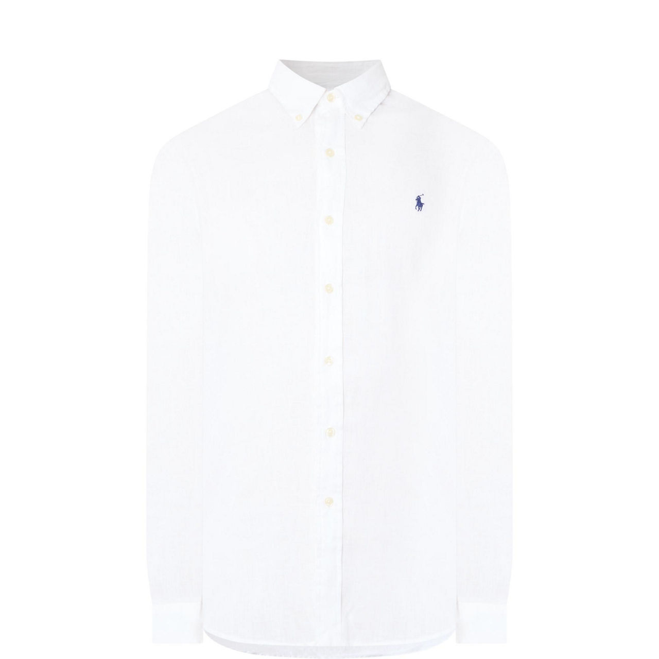 Polo Player Logo Linen Shirt