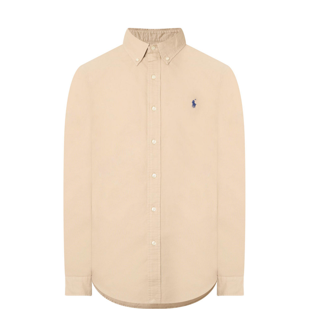 Polo Player Logo Mineral-Dyed Oxford Shirt