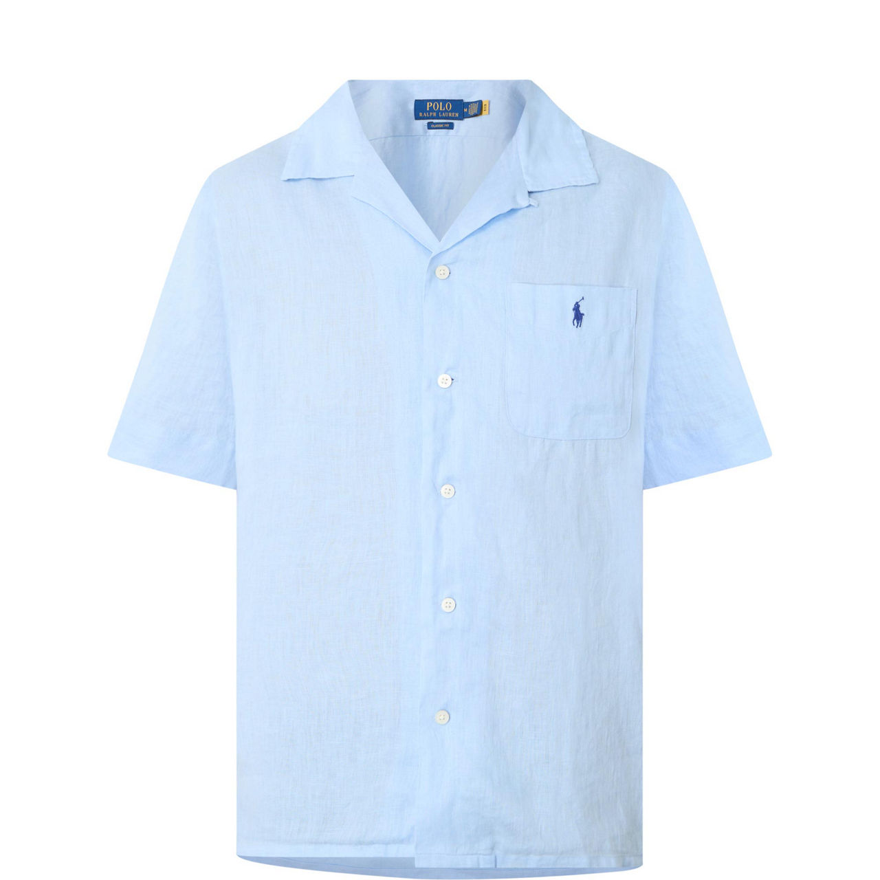Polo Player Logo Linen Shirt