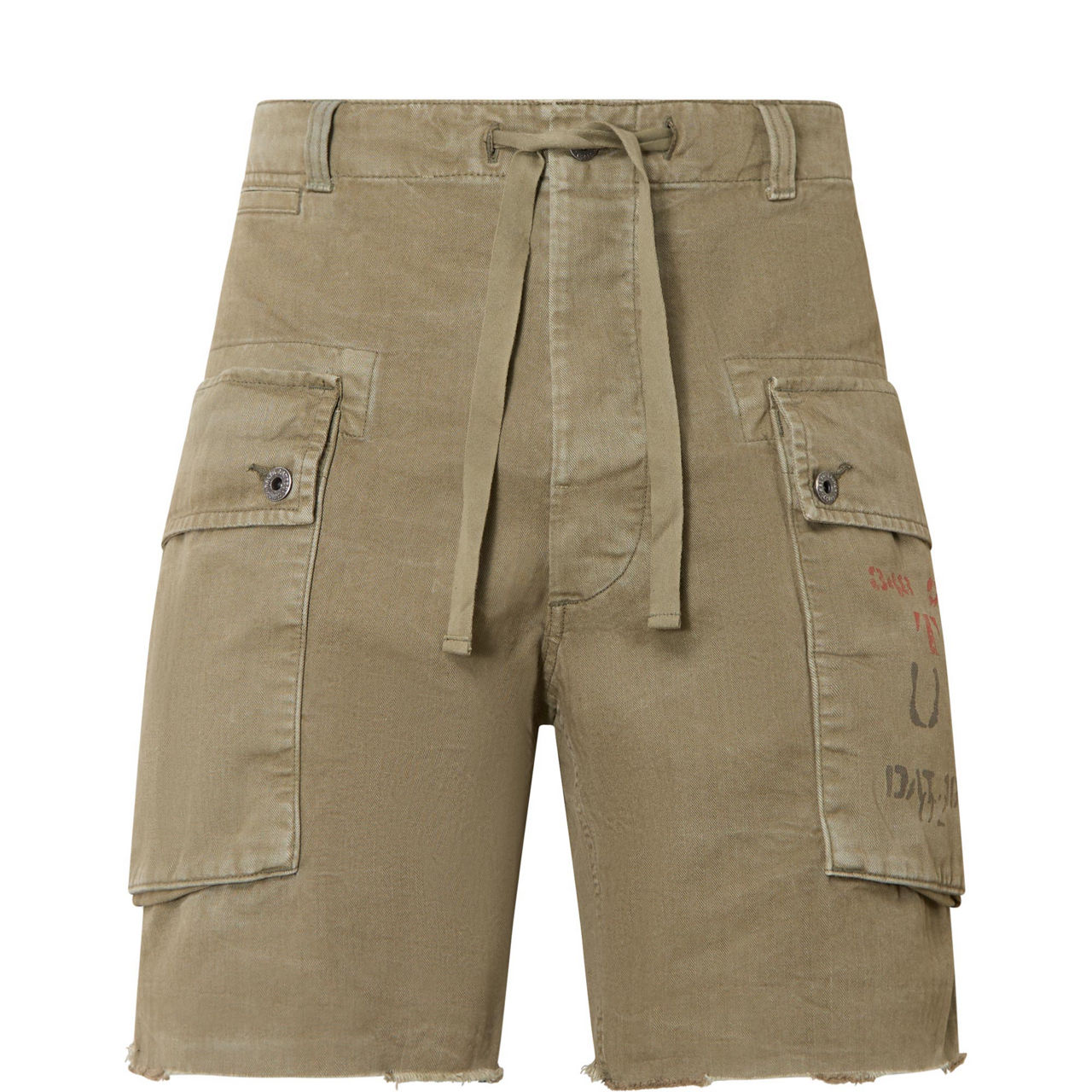 Garment-Dyed Cargo Shorts