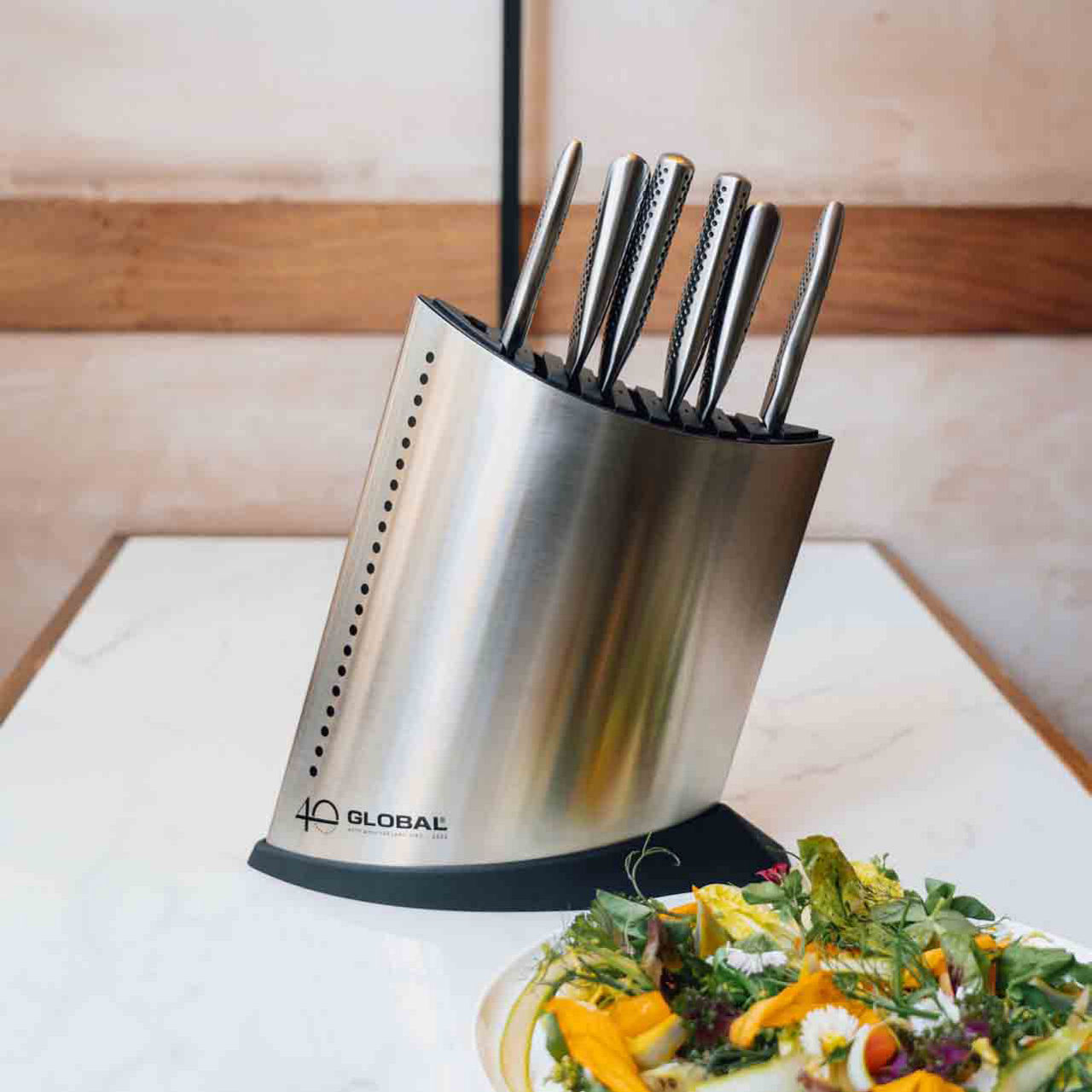 Global 40th Anniversary Knife Block Seven-Piece Set