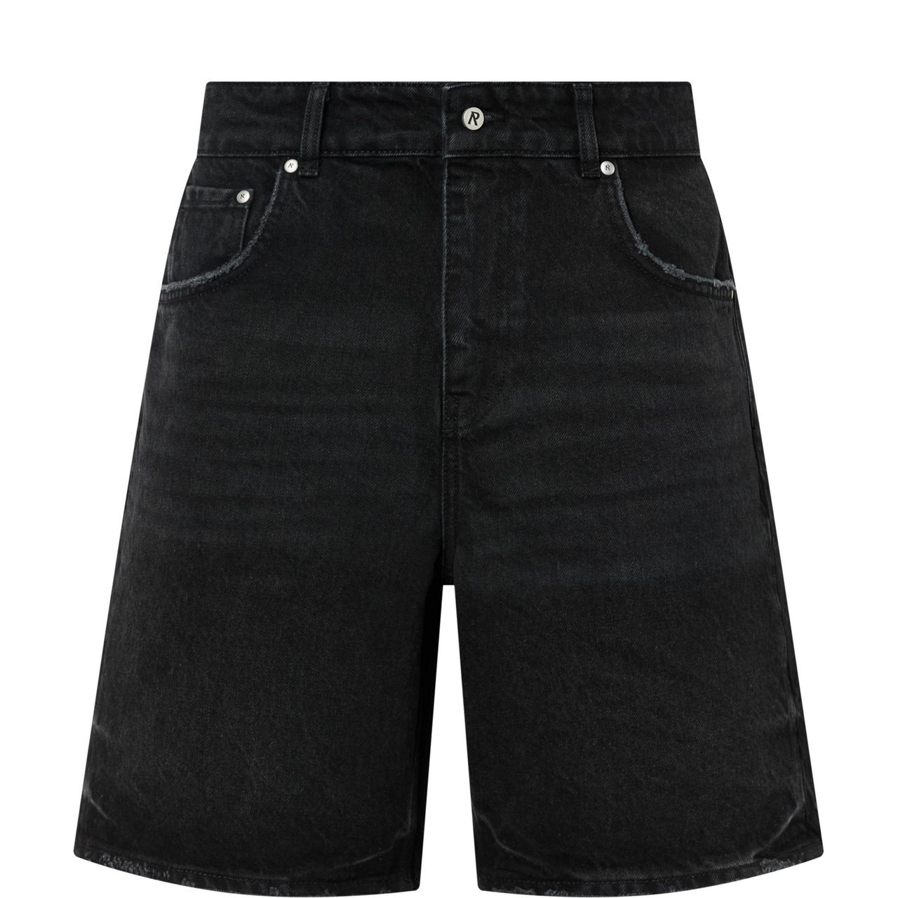 Tailored Denim Shorts