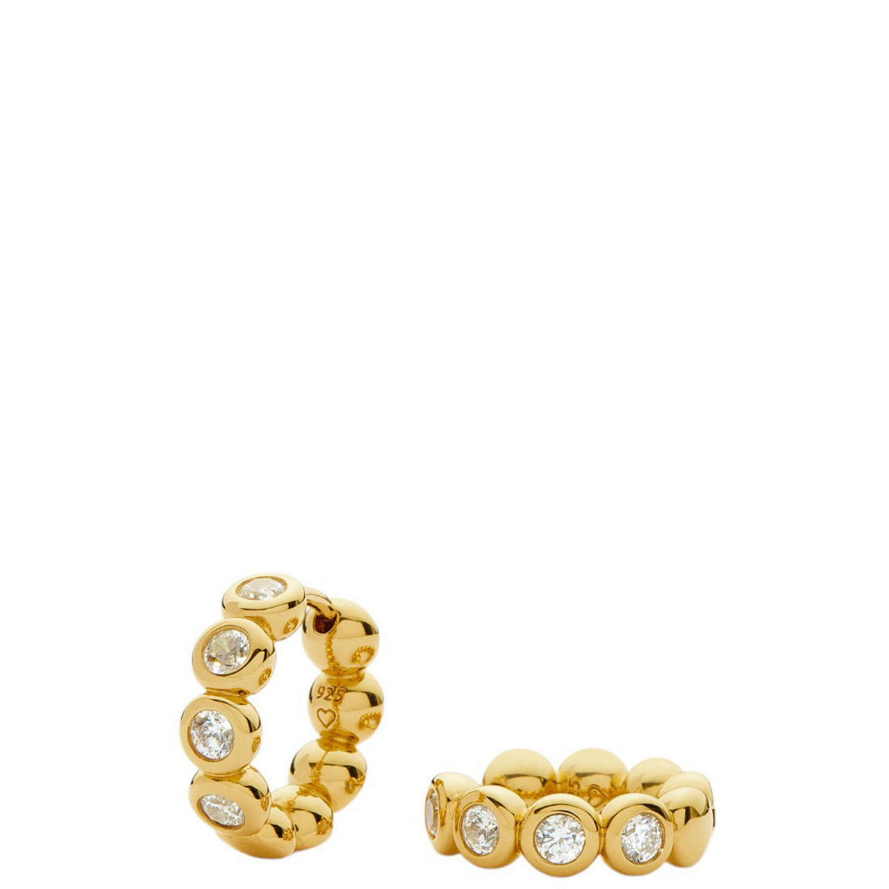 ★MISSOMA★ SERPENT TEXTURED SQUIGGLE HOOP EARRINGS MISSOMA Serpent Textured Squiggle Hoop Earrings in 18ct Gold