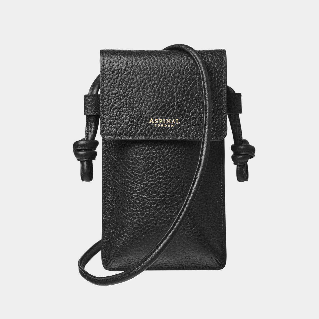 Ella Pebbled Leather Phone Pouch