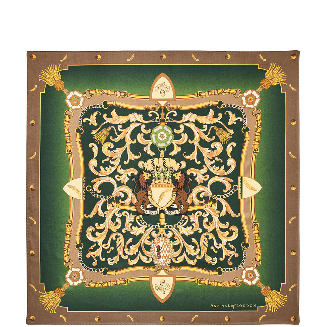 Signature Shield Silk Scarf