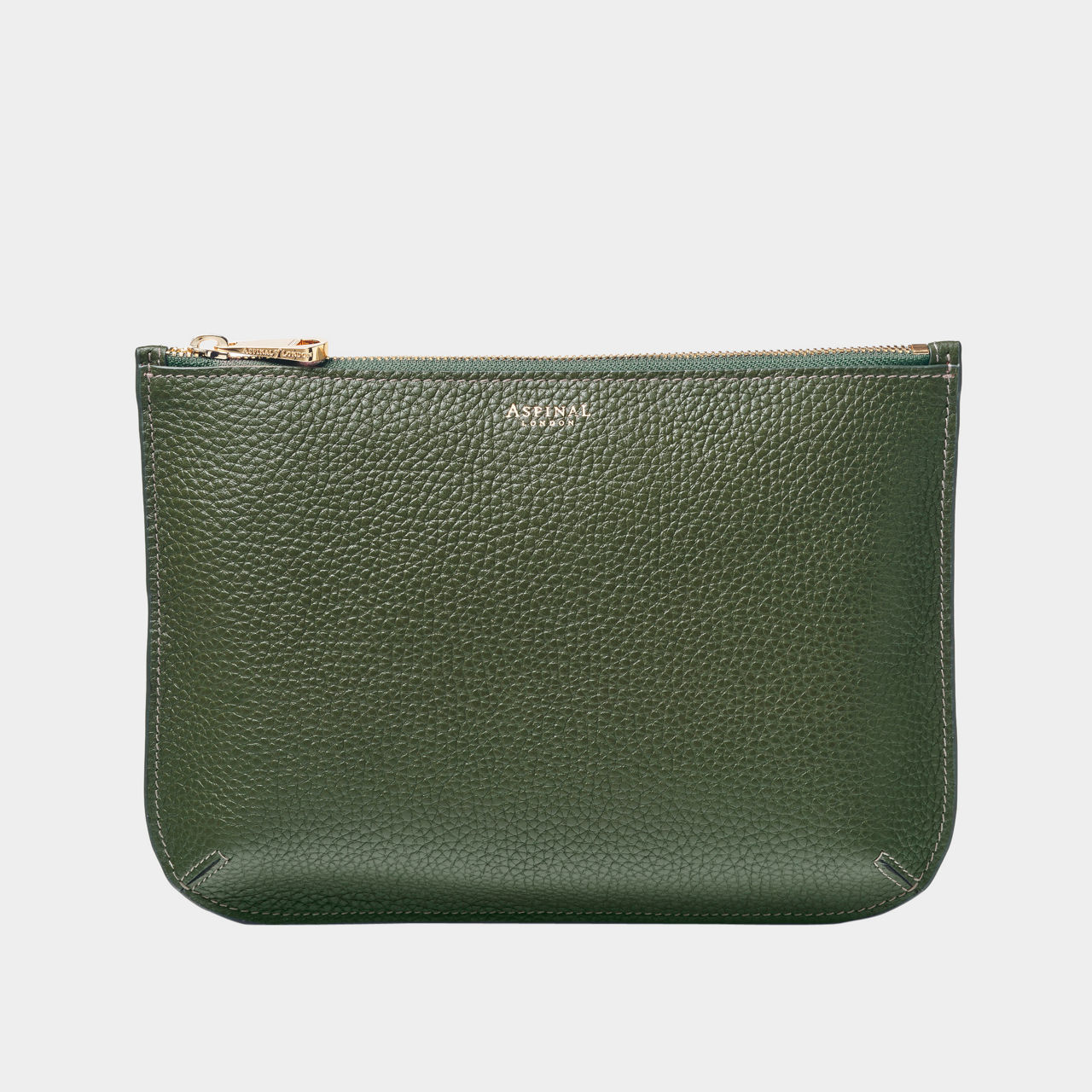 Ella Large Pebbled Leather Pouch