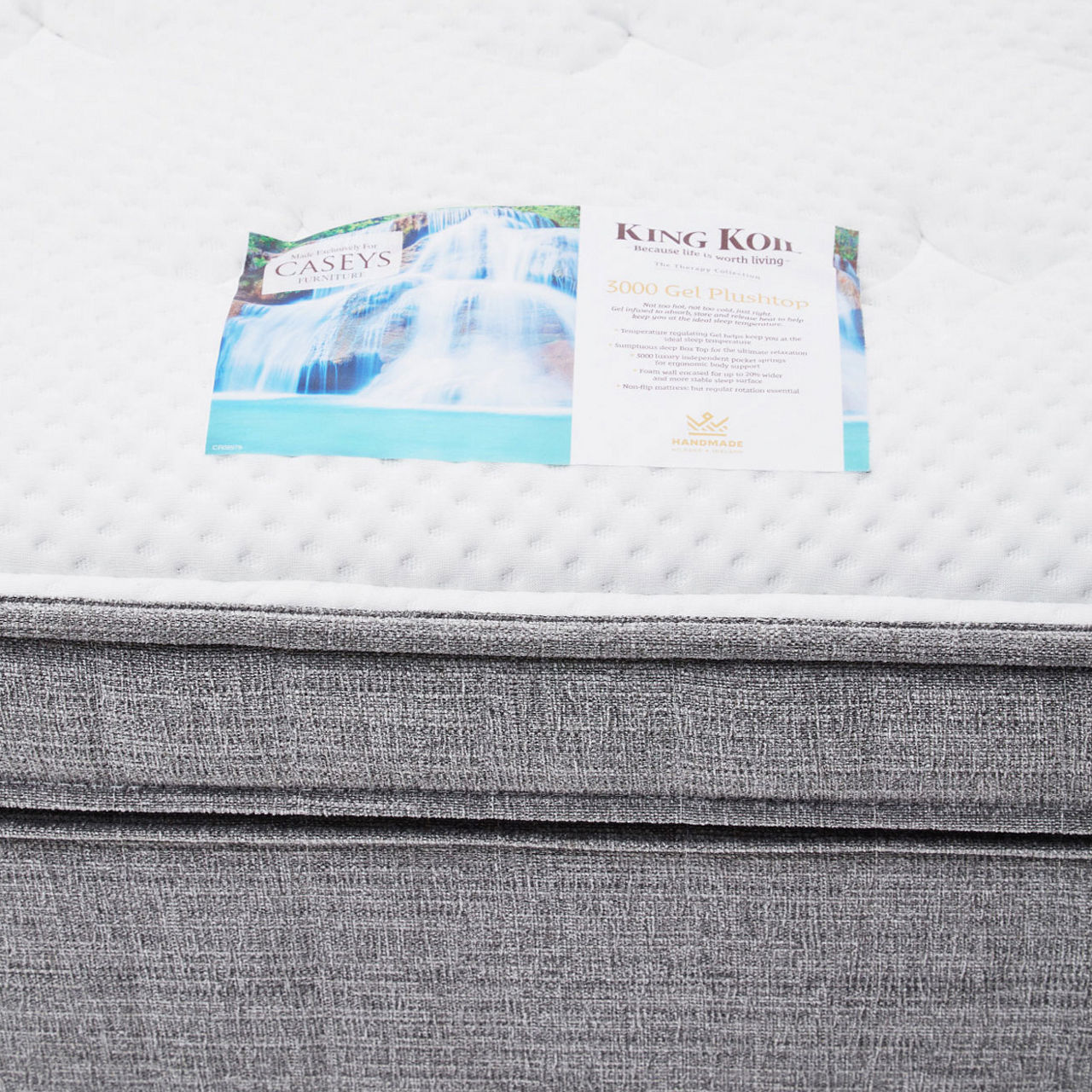 3000 Gel PlushTop Mattress 3ft - Single