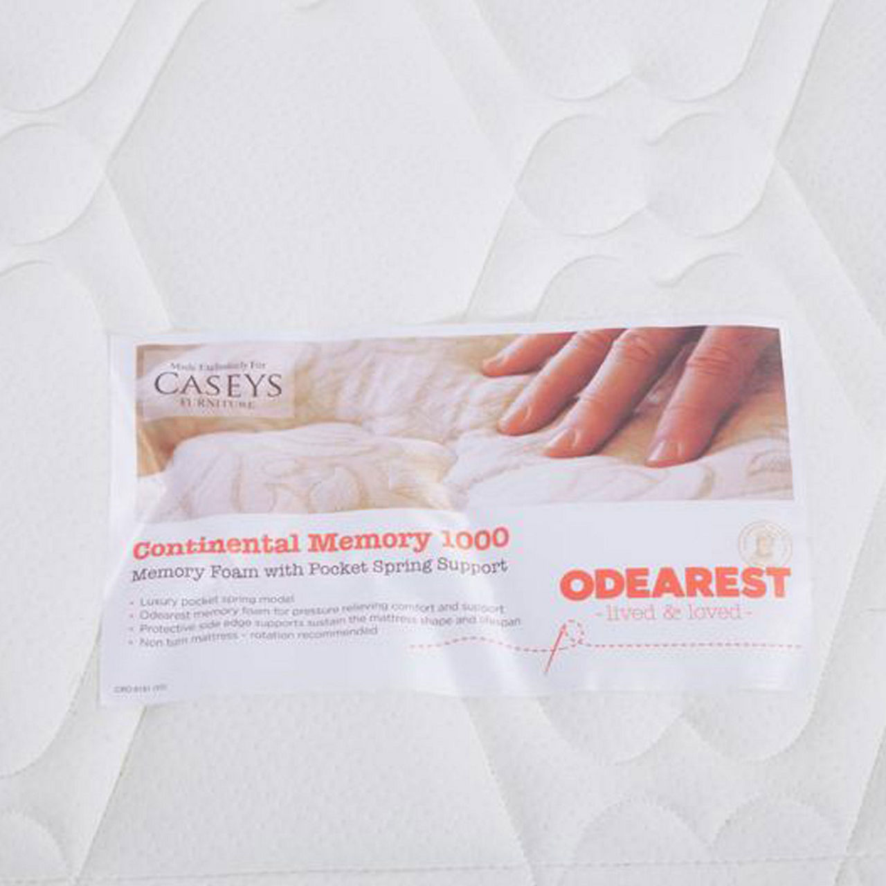 Continental Memory Mattress 5ft - King
