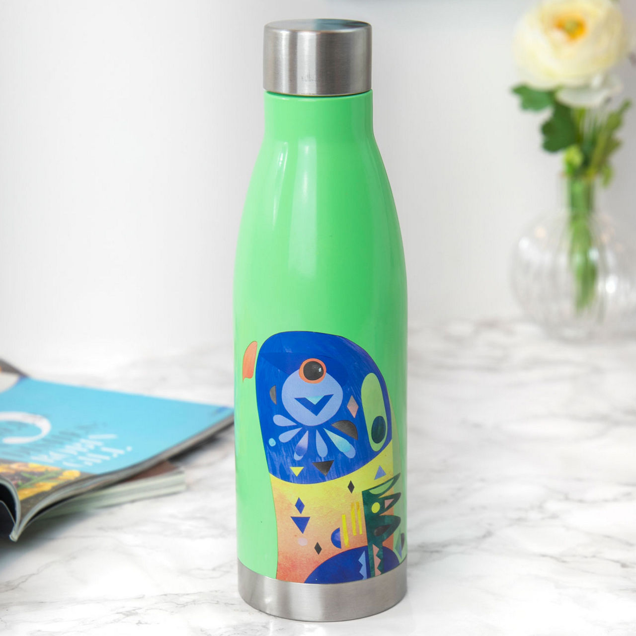 Pete Cromer Lorikeet Double Walled Insulated Bottle 500ml