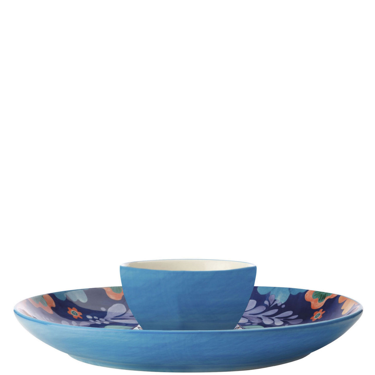 Majolica Chip and Dip Platter 30cm