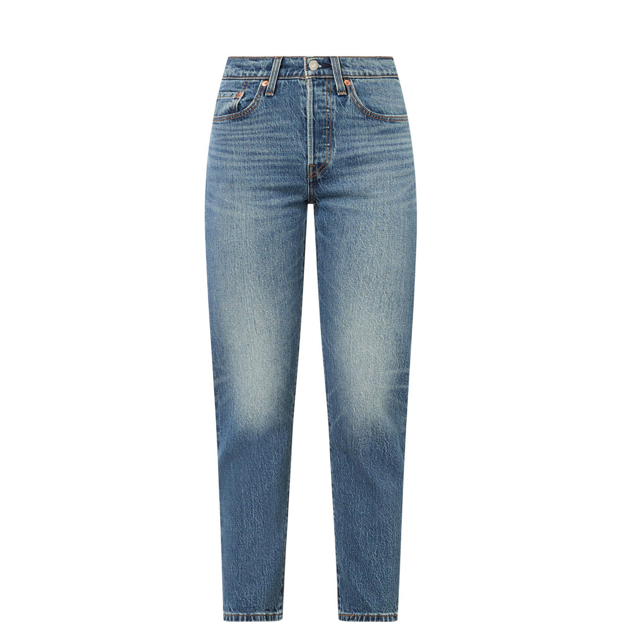 501® High-Rise Straight Leg Cropped Jeans