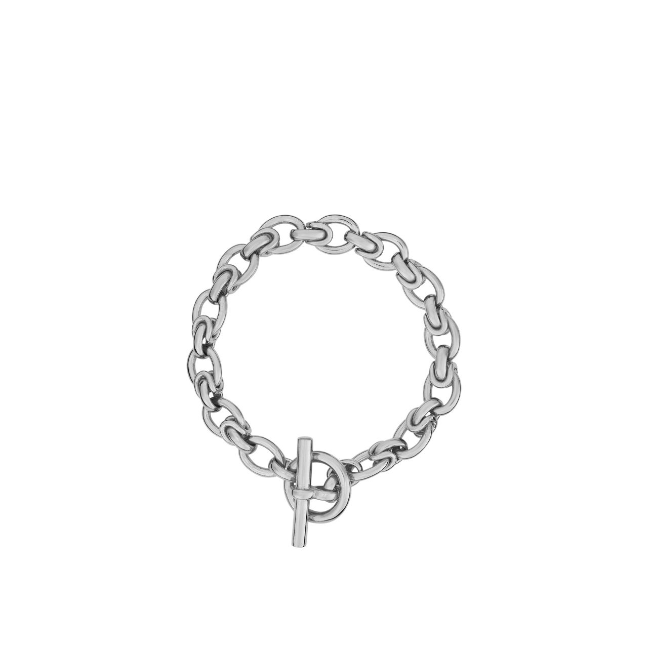 Small Sterling Silver Double Link Bracelet