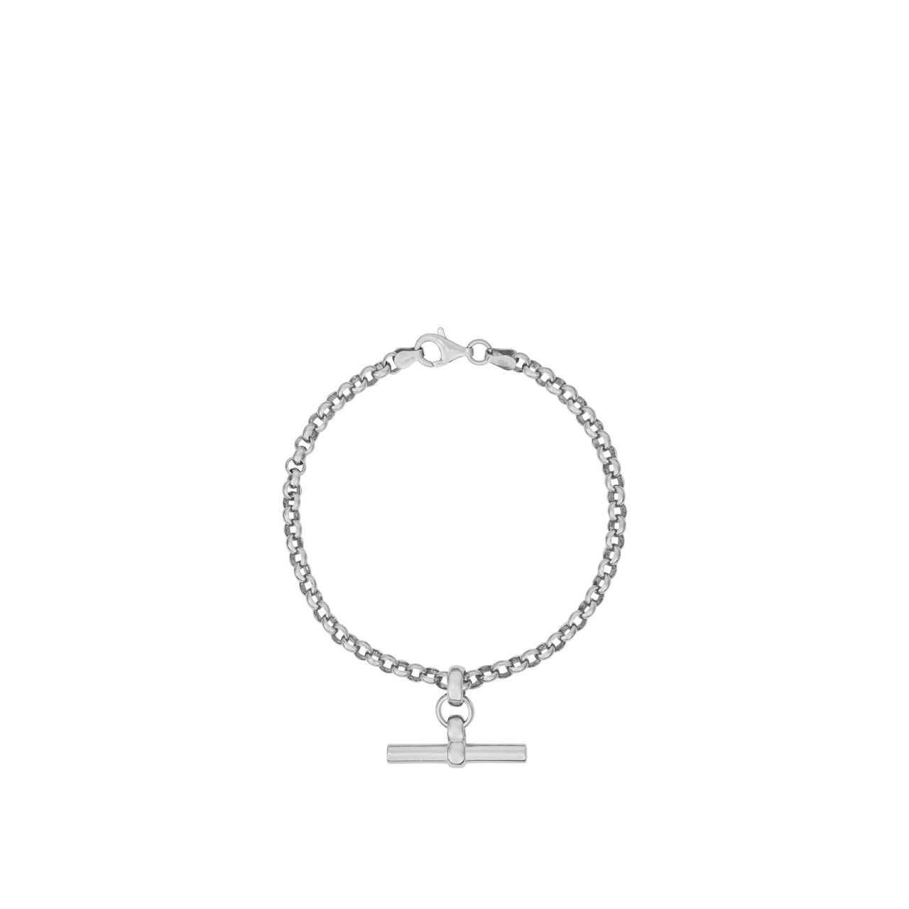 Belcher Sterling Silver T-Bar Bracelet