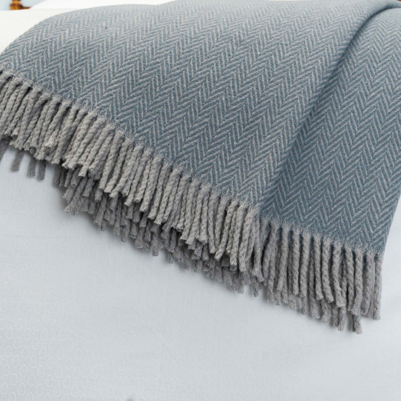 Cityscape Herringbone Throw