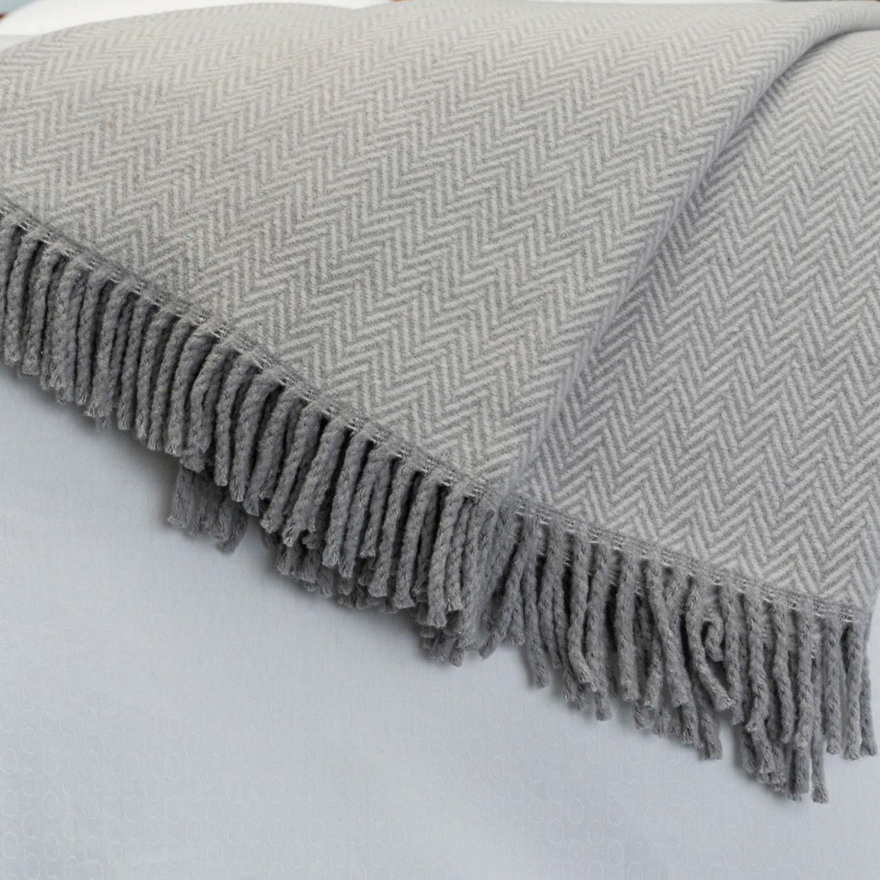 Cityscape Herringbone Throw