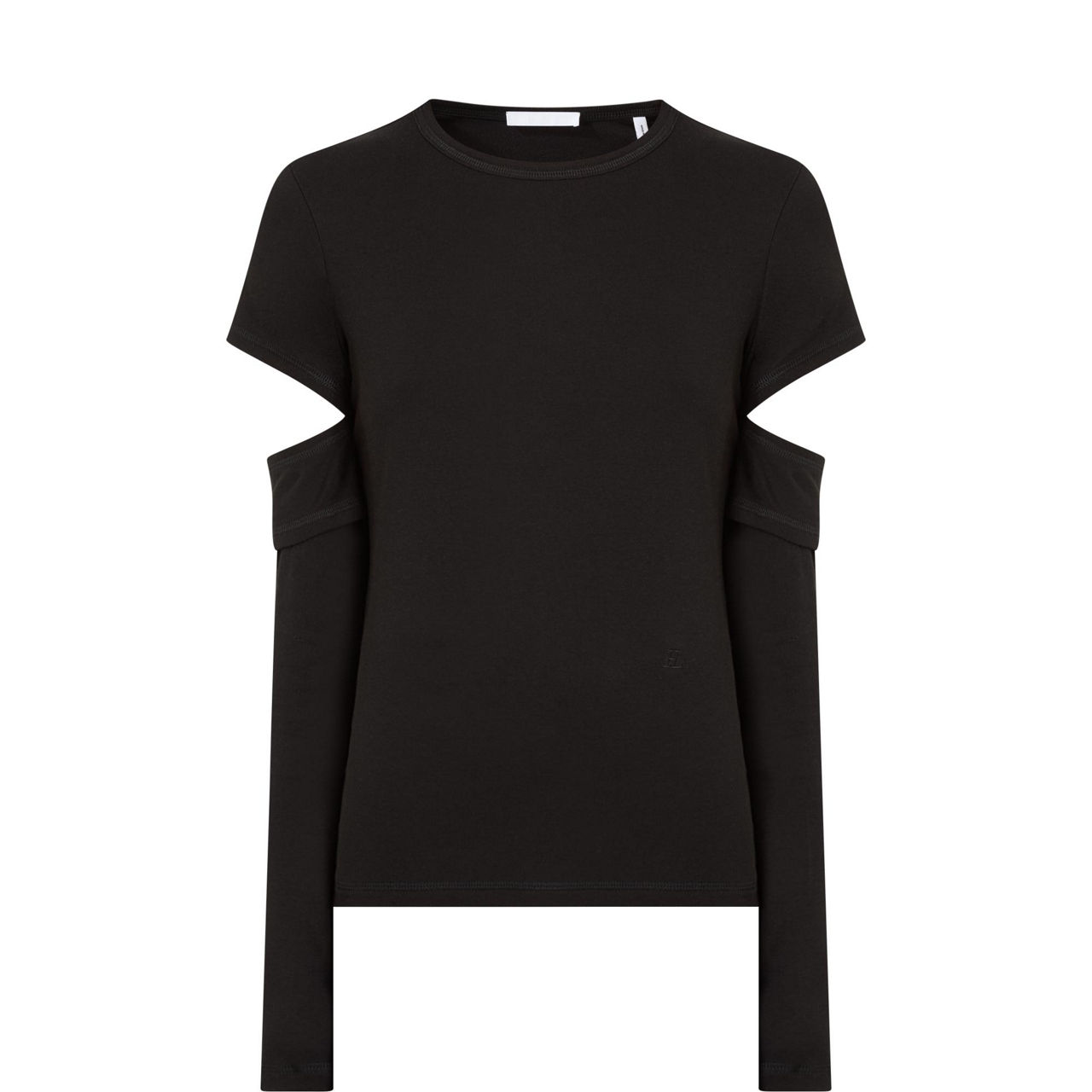 Long-Sleeved Cut-Out Top