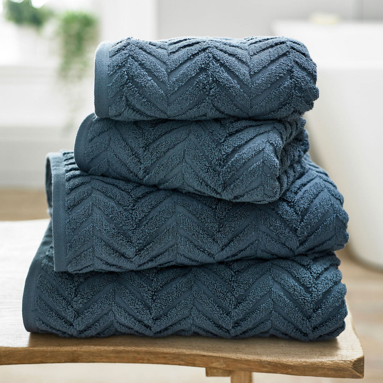 Catalonia Textured Towel Petrol