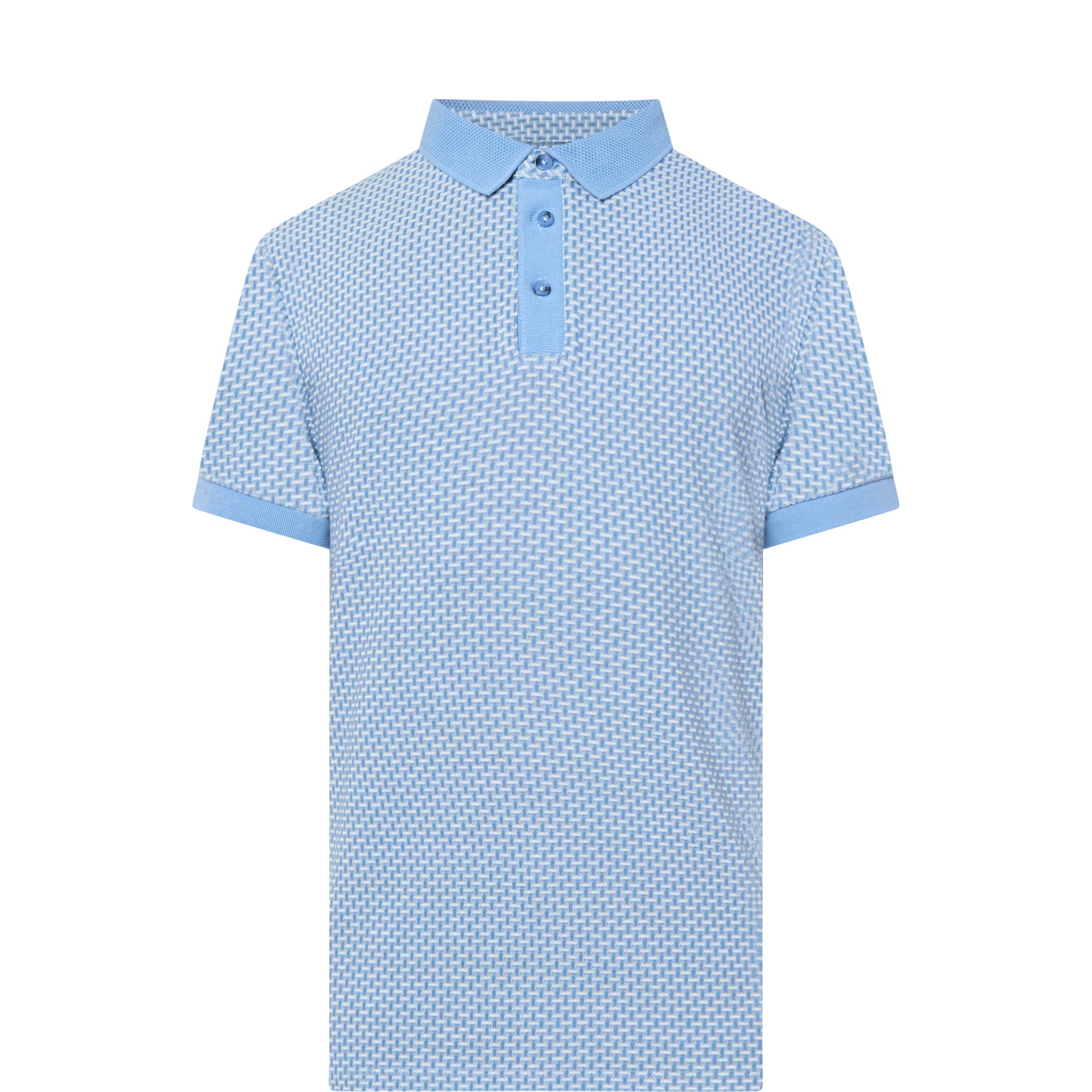 Basket Weave Polo Shirt