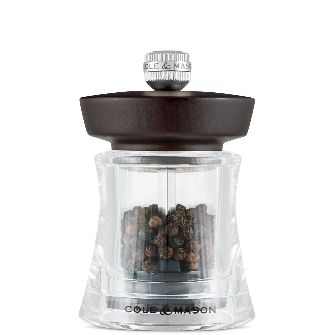 Holborn Acrylic Black Wood Pepper Mill