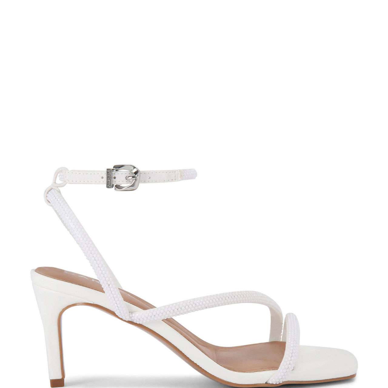 Paparazzi Jewelled Kitten Heeled Sandals