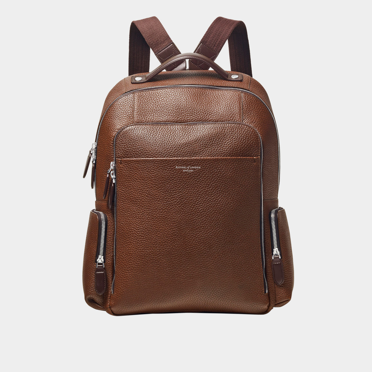 Reporter Pebbled Leather Backpack