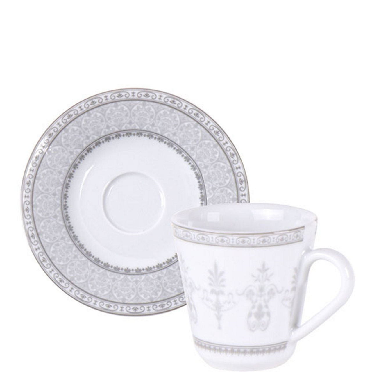 Gabrielle Espresso Cup with Saucer Two-Piece Set