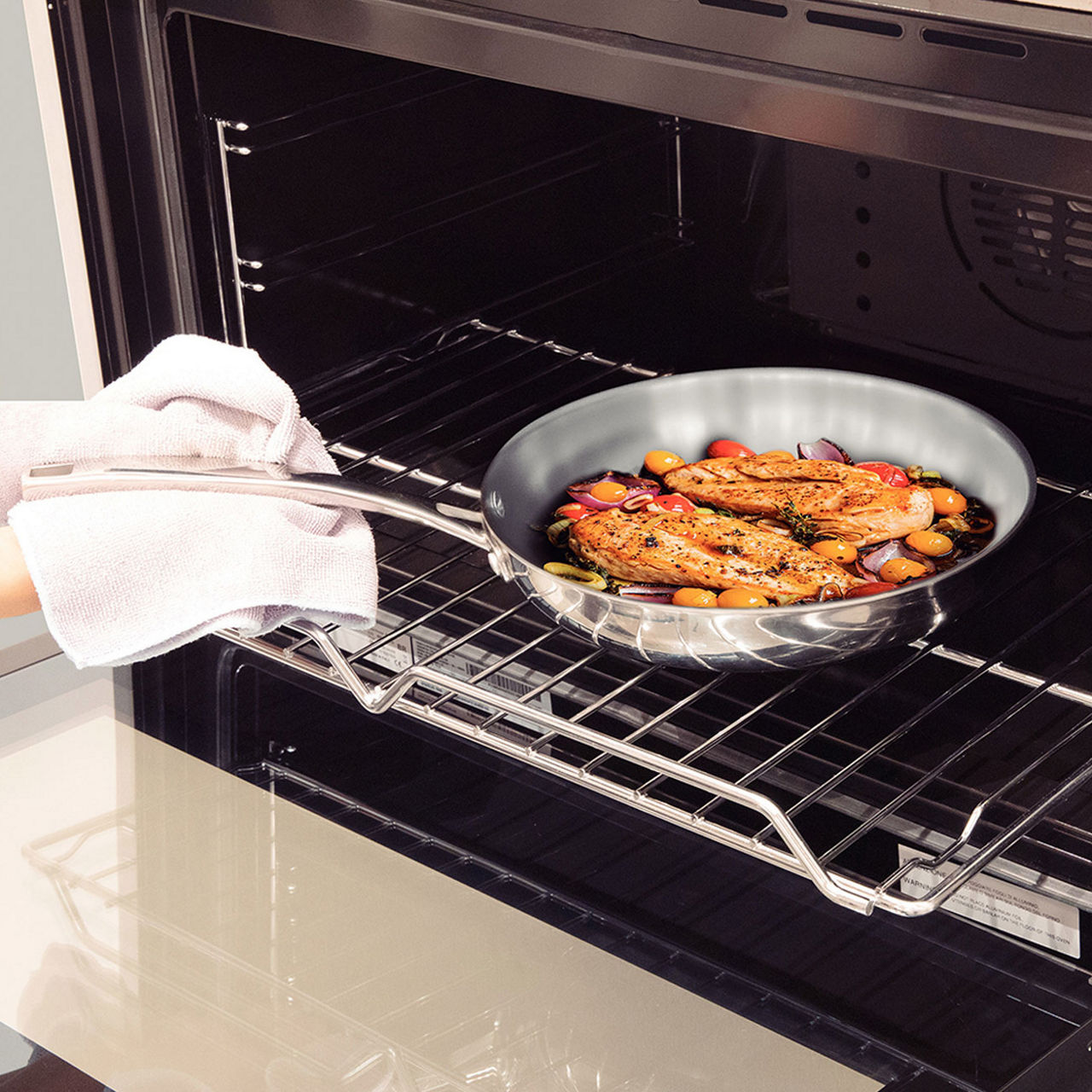 3-Ply Stainless Steel Frying Pan 30cm
