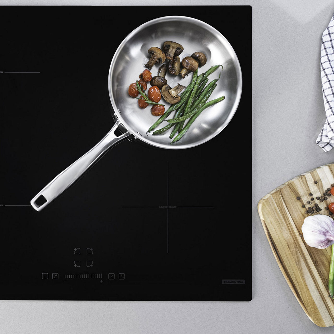 3-Ply Stainless Steel Frying Pan 20cm