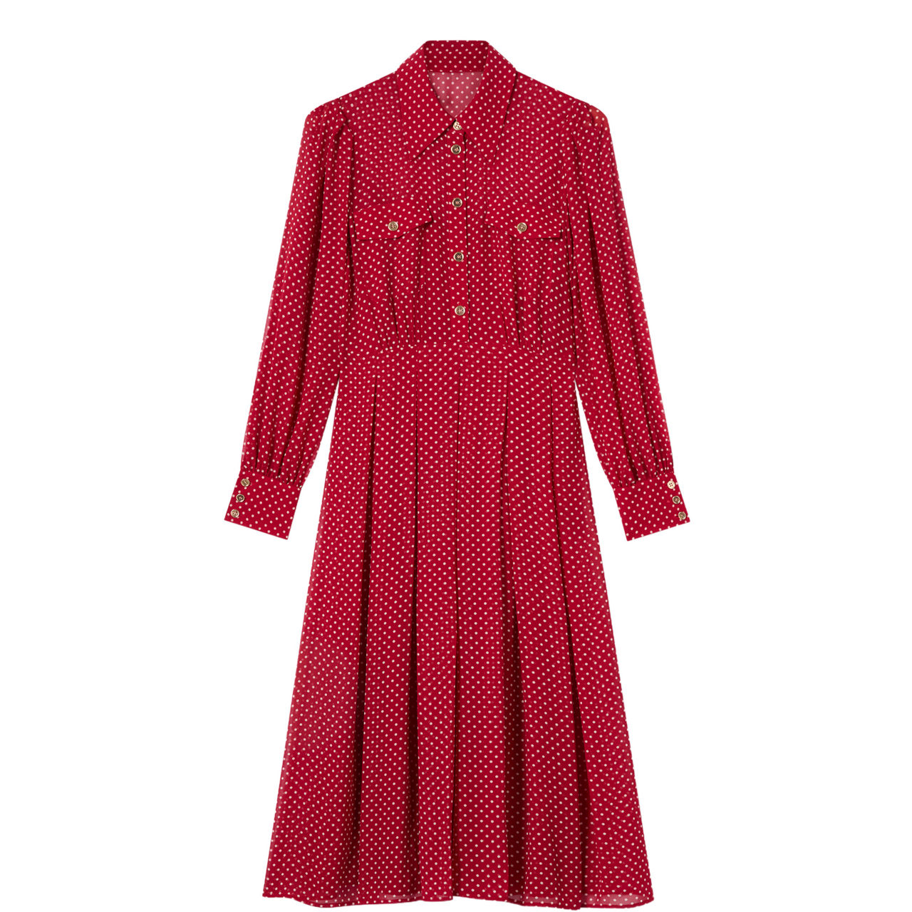 Cody Polka Dot Shirt Dress