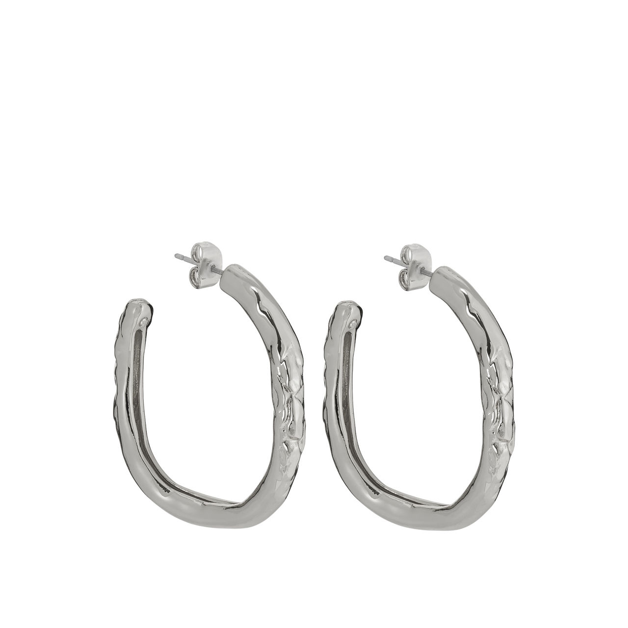 Brut Tube Hoop Earrings