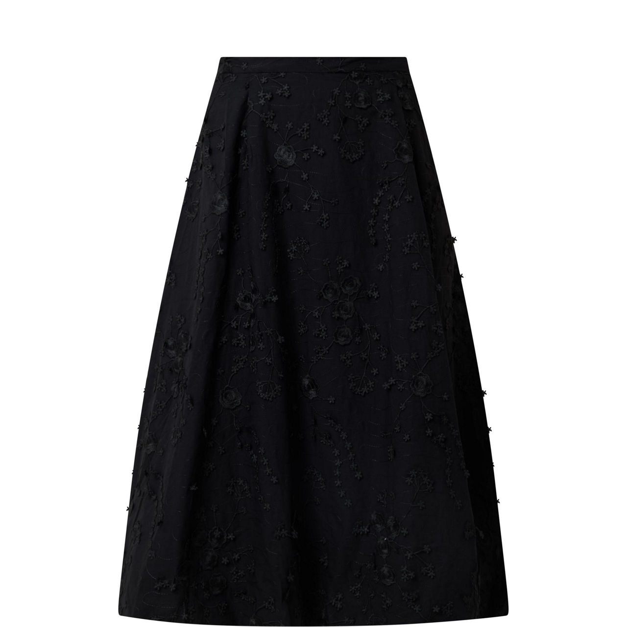 Fiamma Floral Appliqué Skirt