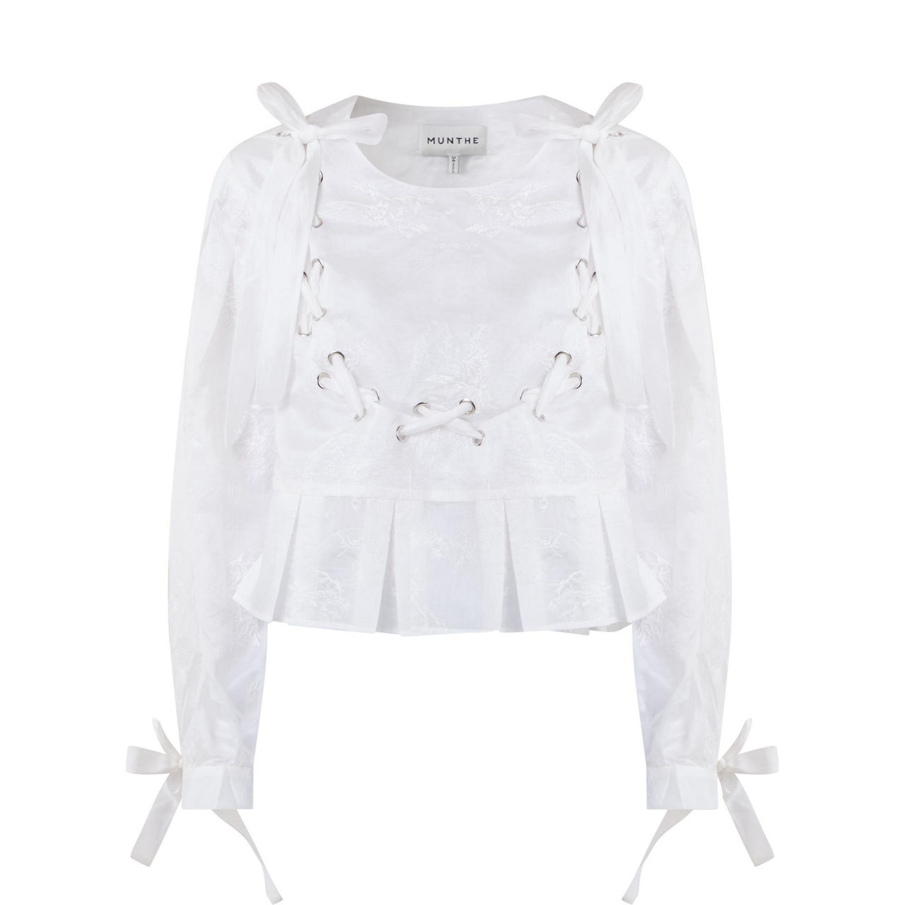 Freni Ribbon-Detail Blouse