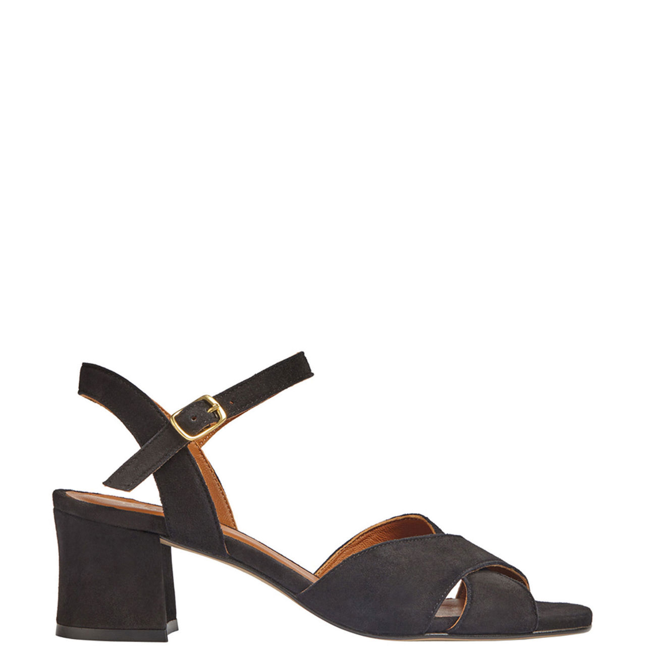 Alba Patent Block Heel Sandals