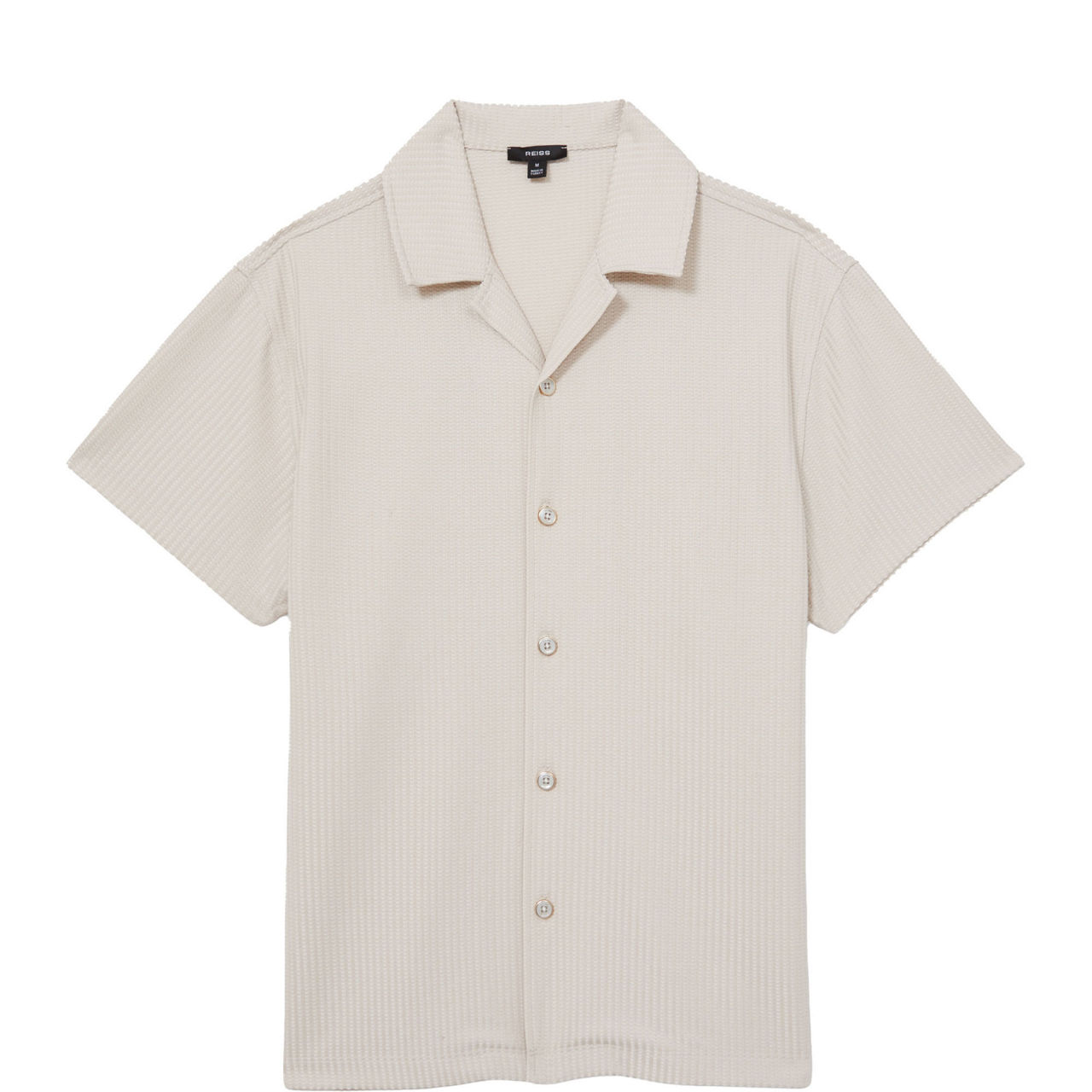 Warwick Textured Knit Cuban-Collar Shirt