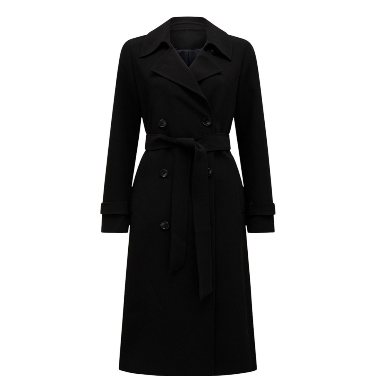 Leanne Double-Breasted Trench Coat