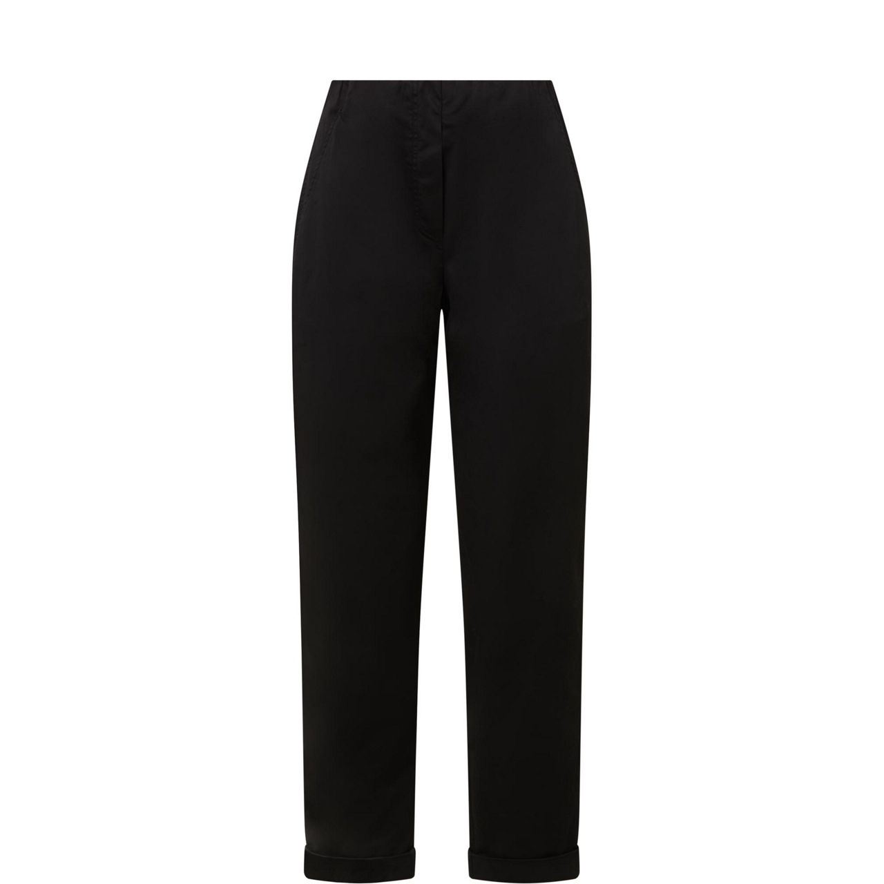 Cropped Slim-Leg Trousers