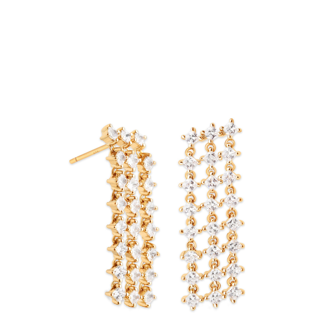 Cosmic Star Statement Drop Earrings