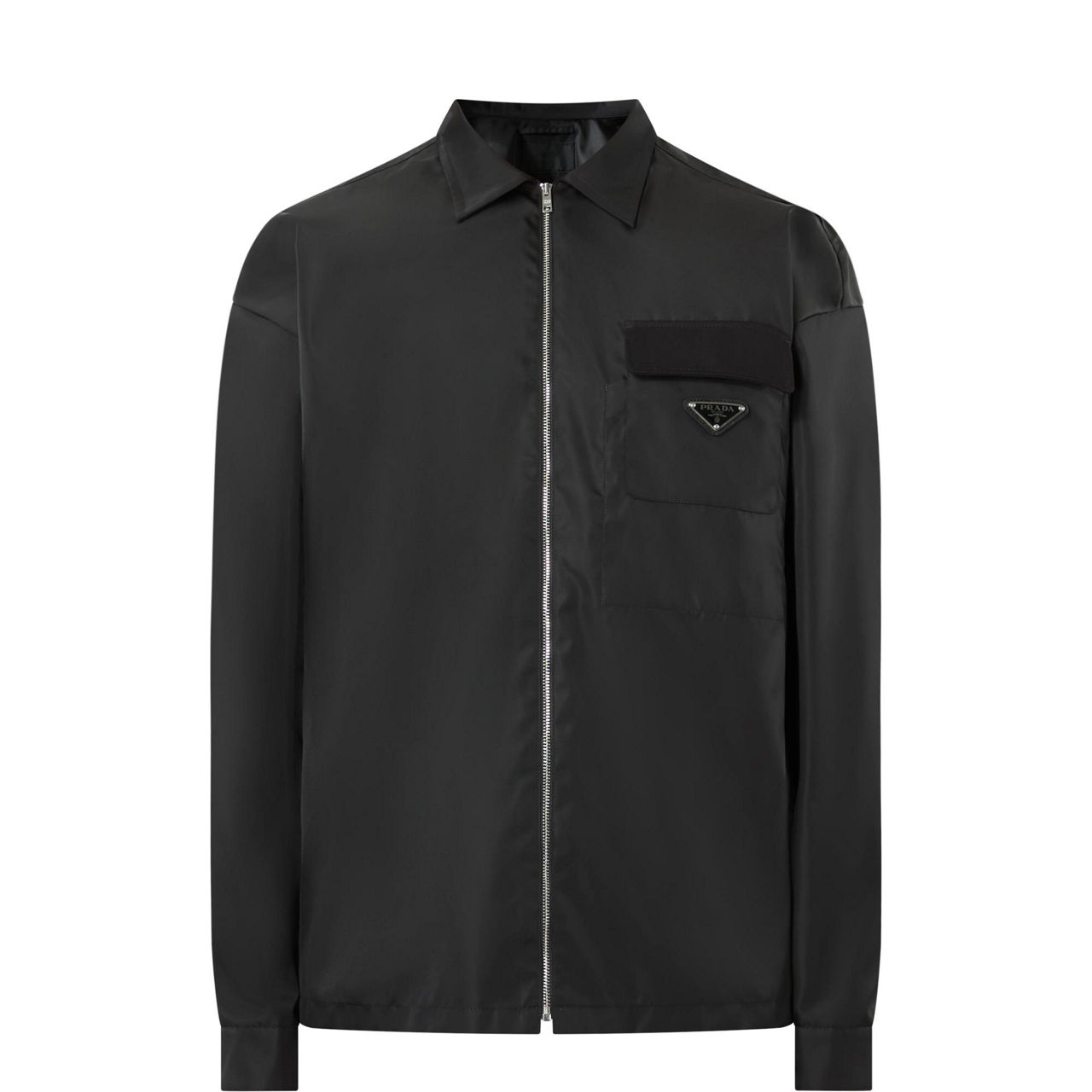 Triangle Logo Re-Nylon Overshirt